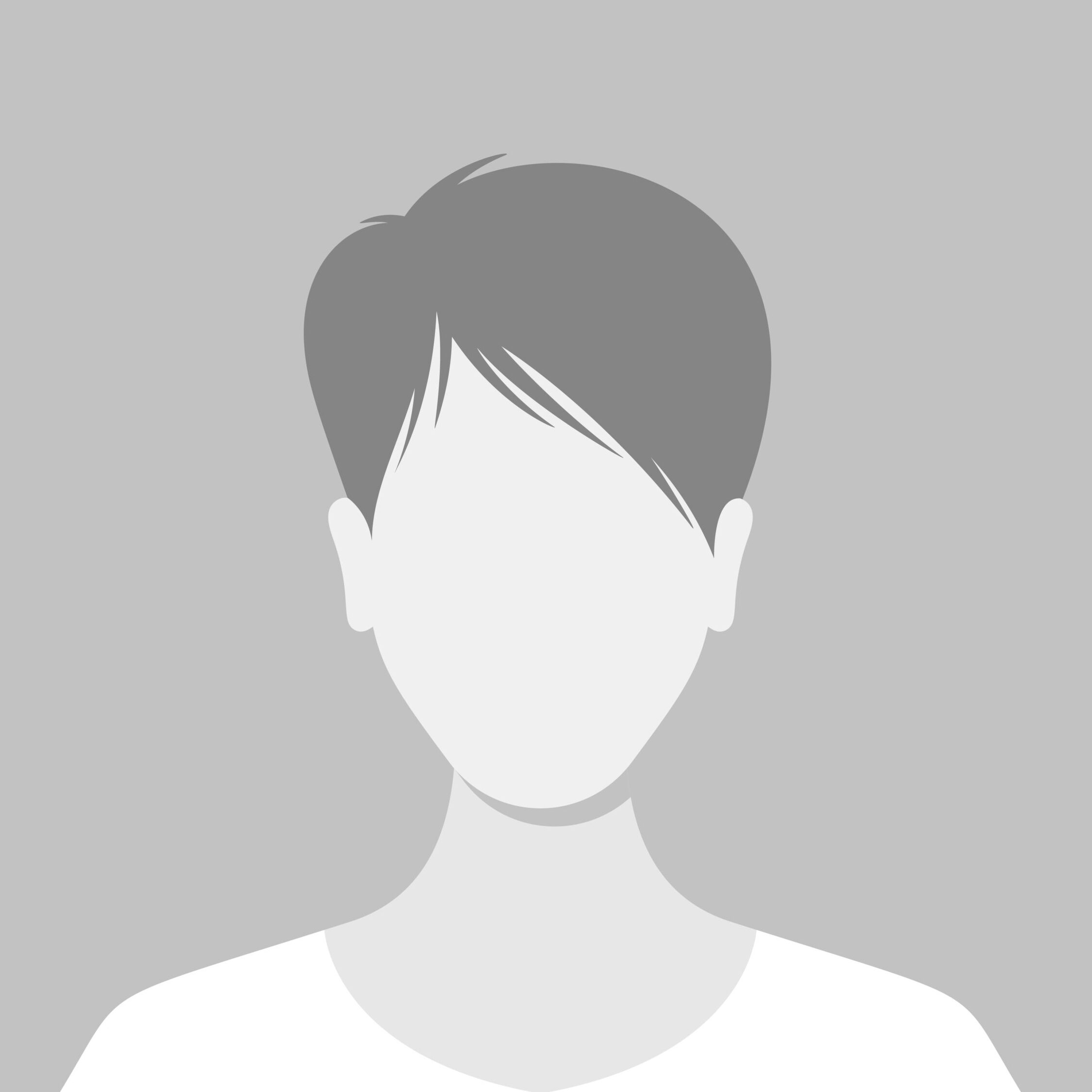 Blank, Grey-scale Profile Picture Placeholder Suitable For Representing A User Profile, Avatar, Or Contact